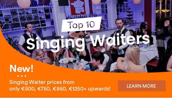 Top 10 Singing Waiters - Singing Waiter prices