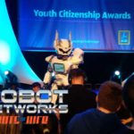 8 feet tall Robot-TED at Youth Citizen Awards at the RDS Dublin