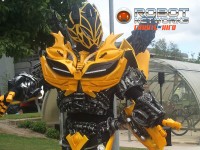 bumblebee robot-netwoks-greeting-host-ireland-audionetworks-dublin-promotions-events