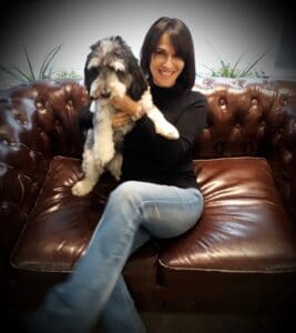 Dog with Alison Sheryll UK Psychic Animal communicator audionetworks