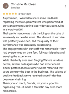 Opera Waiters google reviews 09.29.13