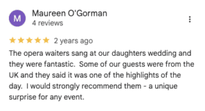 opera singing waiters2 google reviewsScreenshot 2025 12 11 at 09.59.35